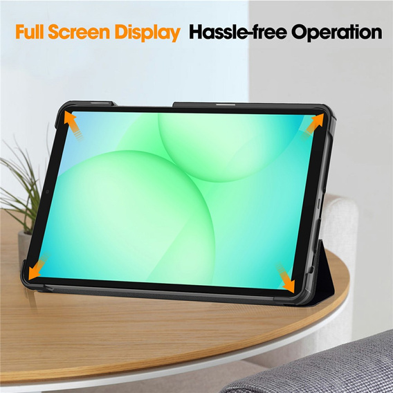 Husă inteligentă cu imprimeu pentru Samsung Galaxy Tab A11/A9