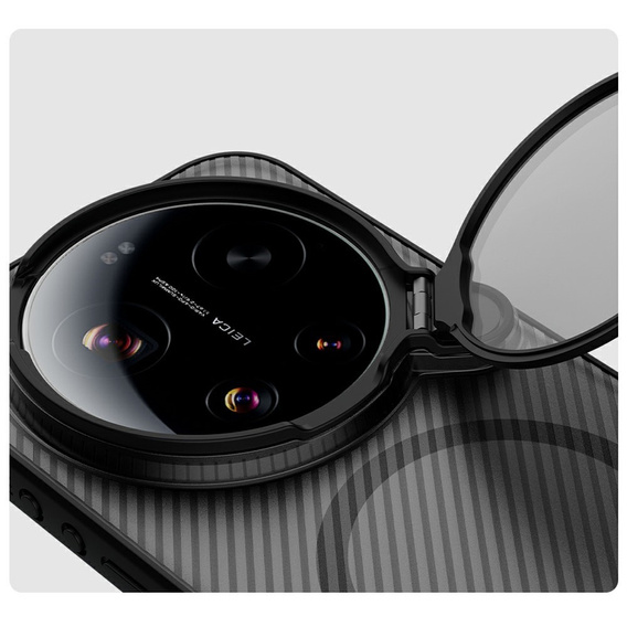 Husă magnetică Nillkin CamShield Prop pentru Xiaomi 17 Ultra, negru