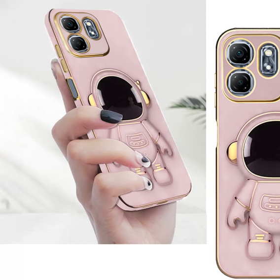 Huse pentru Infinix Hot 50i 4G, Astronaut, roz