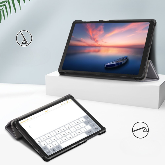 Husă pentru Samsung Galaxy Tab A7 Lite 8.7 T220 / T225, Smartcase, gri