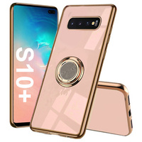 Huse pentru Samsung Galaxy S10+ Plus, Electro Ring, roz