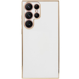 Husă pentru Samsung Galaxy S24 Ultra, Glamour CamShield, alb