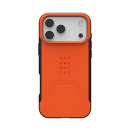 Geantă Urban Armor Gear pentru iPhone 17 Pro Max, Civilian MagSafe, portocaliu