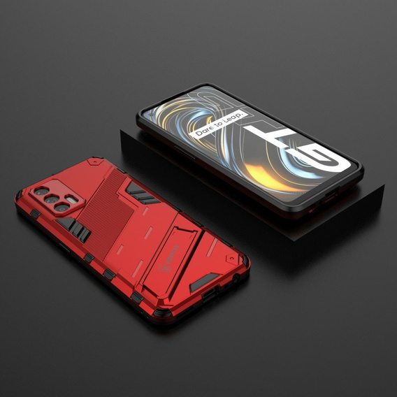 Husa pentru Realme GT 5G, Military kickstand, albastru