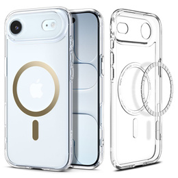 Carcasă Spigen Ultra Hybrid MagSafe pentru iPhone Air, transparentă / aurie