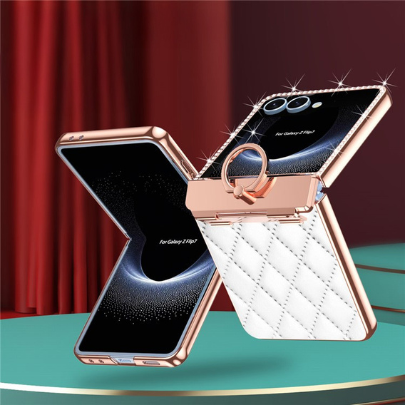 Husă cu sticlă pentru Samsung Galaxy Z Flip7 5G