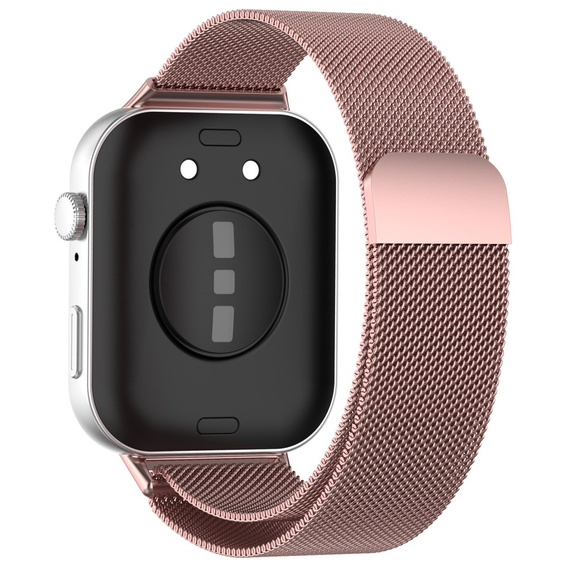 Brățară milaneză pentru Huawei Watch Fit 4 / 4 Pro / 3, roz
