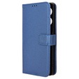 Cu clapetă pentru Infinix Note 40 Pro, Wallet Smart Magnet, albastru
