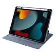 Husă pentru iPad 10.2" 2021/2020/2019 (9/8/7 gen.), cu spațiu pentru stylus, rotativ la 360 °, violet
