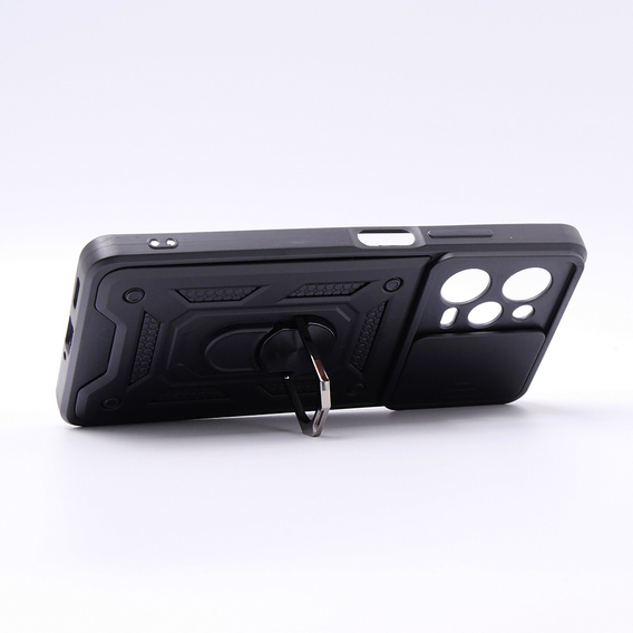 Husă blindată pentru Xiaomi Poco X5 Pro 5G, CamShield Slide, negru
