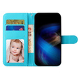Cu clapetă pentru Xiaomi Redmi 13C / Poco C65, Wallet, Butterflies albastru