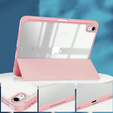 Husă pentru iPad 10.9 2022 10 Gen, Smartcase Hybrid, cu spațiu pentru stylus, roz