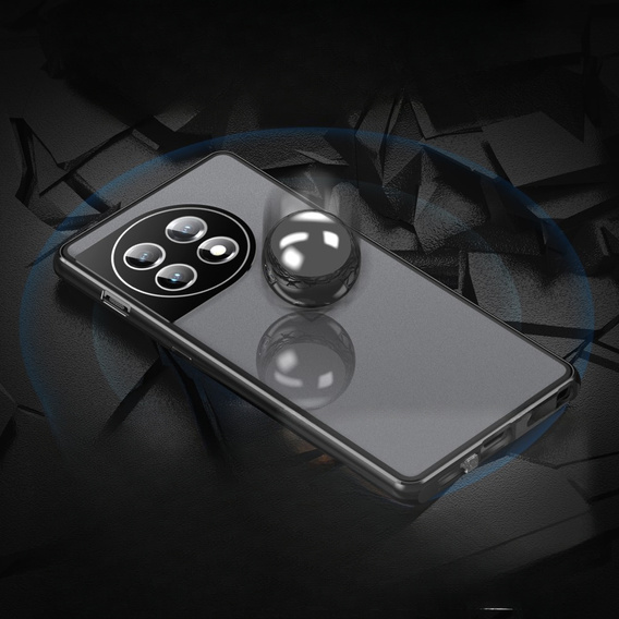 Husa pentru OnePlus 11 5G, Magnetic Dual Glass, negru