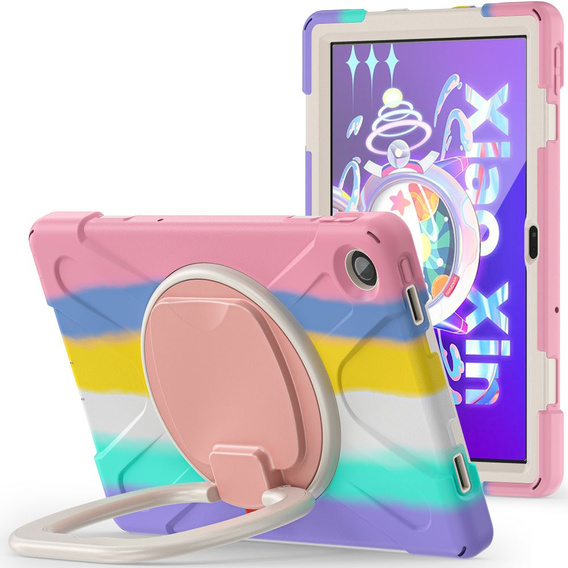 Husă pentru copii pentru Lenovo Tab M10 Plus 10.6 Gen 3 TB-125F TB-128F, blindată cu curea, multicolor