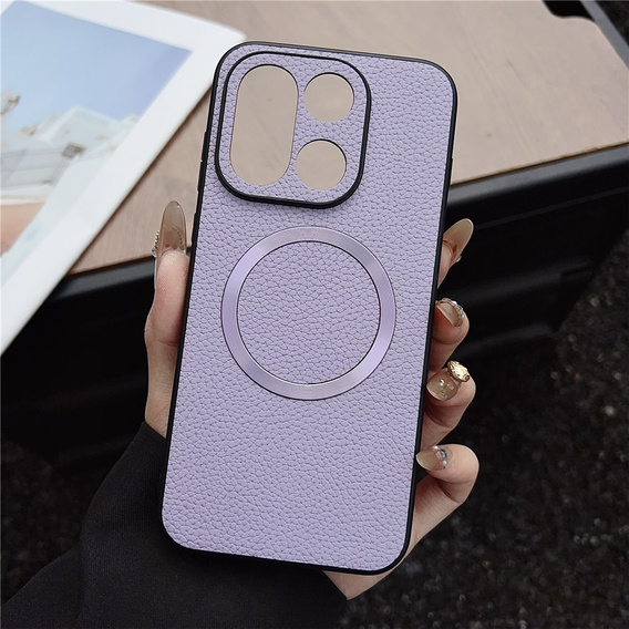 Husă hibridă din piele MagSafe pentru OnePlus 15