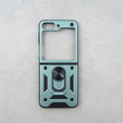 Husă blindată pentru Samsung Galaxy Z Flip5 5G, Nox Case Ring, verde