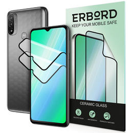 2x sticlă ceramică ERBORD Hybrid Glass pentru Motorola Moto E20/E30/E40