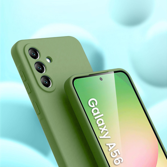 Husa pentru Samsung Galaxy A56 5G, Silicone Lite, verde