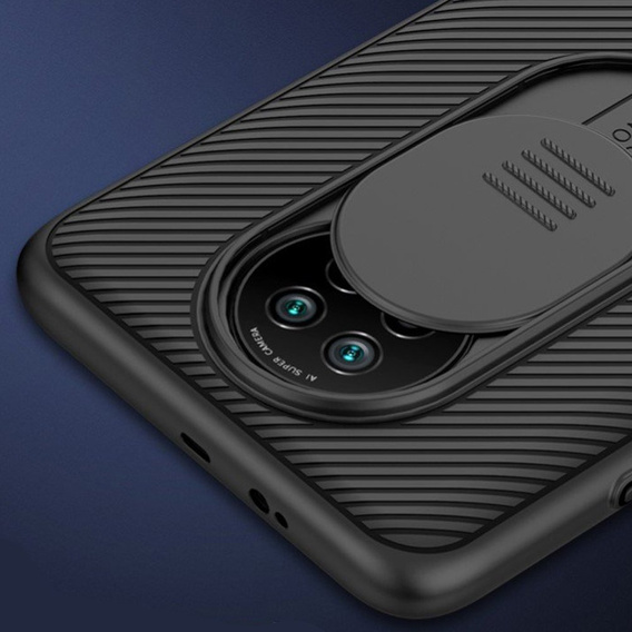 Carcasă blindată Nillkin pentru Xiaomi Redmi Note 9T 5G, CamShield Pro, negru