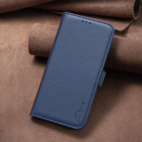 Husa cu clapetă pentru Xiaomi Redmi Note 13 5G, BINFEN Wallet, albastru