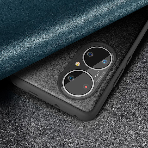 Husă cu clapetă pentru Huawei P50 Pro, Side View, albastru