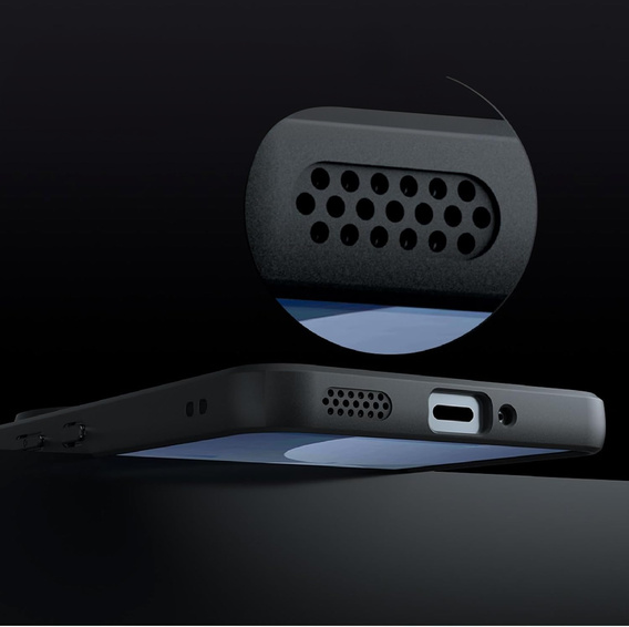 Husă pentru Nothing Phone 3A Pro, pentru MagSafe, ERBORD Matt Case, negru