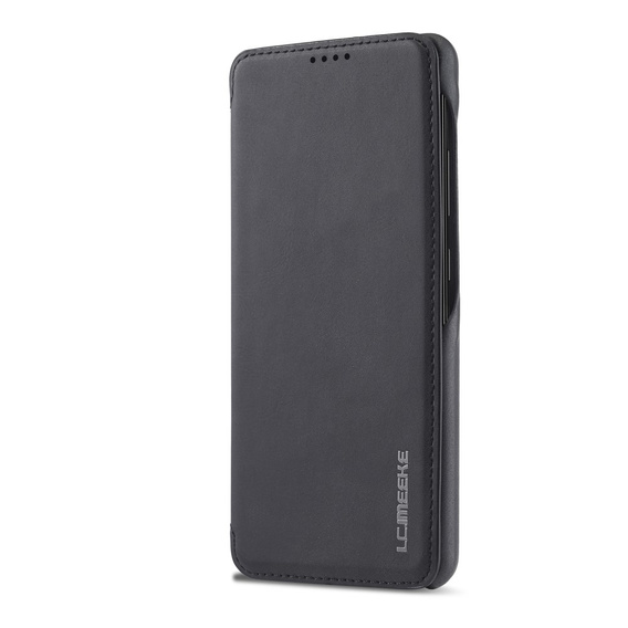 Cu clapetă pentru Samsung Galaxy A52 5G / 4G, LC.IMEEKE, negru