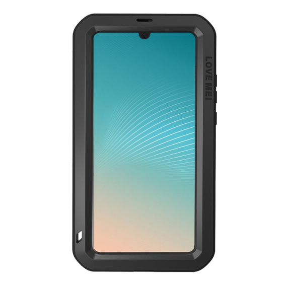 Love Mei Huse pentru Huawei P30 Pro, armored with glass, negru