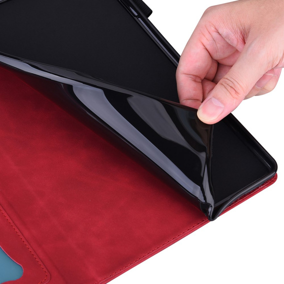 Husă pentru Xiaomi Redmi Pad SE 8.7, Classic, cu spațiu pentru stylus, roșu