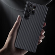 Husă pentru Samsung Galaxy S23 Ultra, Aramid Fiber Cover, negru