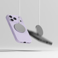 Carcasă Ringke pentru iPhone 17 Pro Max, Silicone Magnetic MagSafe, Violet deschis