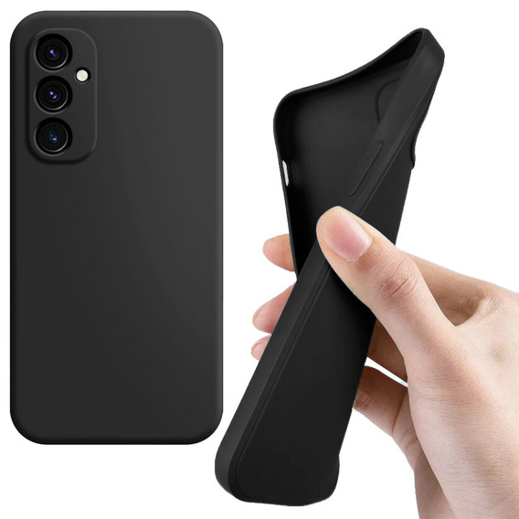 Husa pentru Samsung Galaxy M55 5G, Silicone Lite, negru