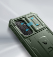 Husă blindată pentru Samsung Galaxy A36 5G, Dexnor Full Body (Two Frames), verde