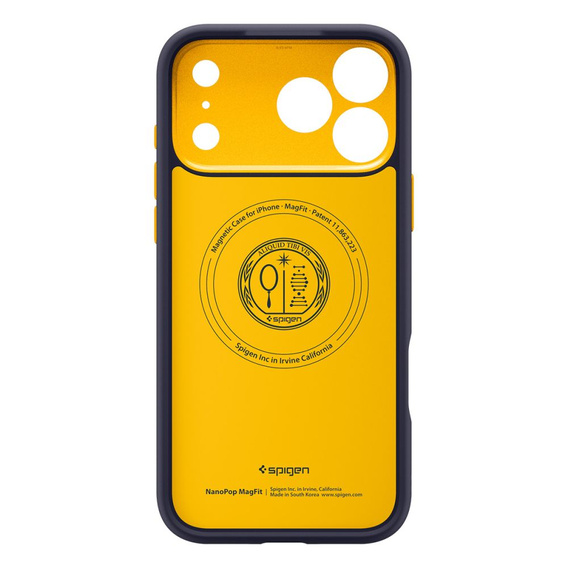 Carcasă Spigen pentru iPhone 17 Pro Max, Nano Pop Mag MagSafe, Blueberry Navy