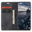 Husa CASEME pentru Samsung Galaxy A33 5G, Leather Wallet Case, negru