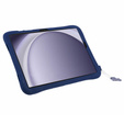 Husă din silicon pentru copii pentru Samsung Galaxy Tab A9+ X210 / X215 / X216B, Armoured, Astronaut, albastru marin