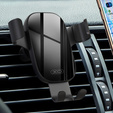 Suport gravitațional auto XO C37 pentru grila pentru smartphone-uri (lățime 5,5-8,5 cm)