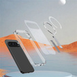 Husă Fusion Hybrid pentru Google Pixel 10 Pro XL, pentru MagSafe, cu suport, transparentă