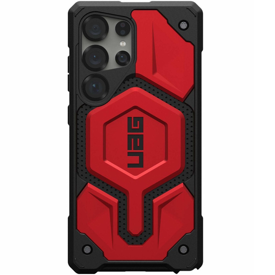 Carcasă Urban Armor Gear pentru Samsung Galaxy S25 Ultra, Monarch Pro MagSafe, roșu