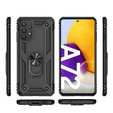 Husă blindată pentru Samsung Galaxy A72 5G, Nox Case Ring, albastru