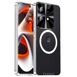 Carcasă de protecție pentru camera foto pentru Motorola Edge 50 Pro 5G, CamShield MagSafe, de argint