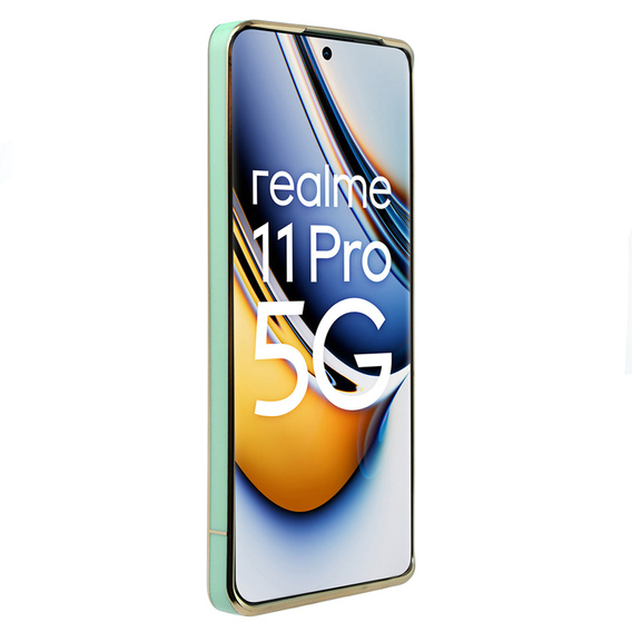 Husă pentru Realme 11 Pro 5G / Pro+ 5G, Glamour CamShield, de mentă