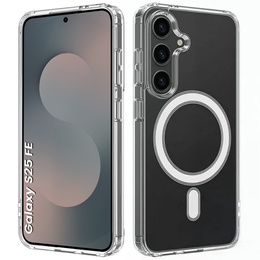 Husă pentru Samsung Galaxy S25 FE, Fusion Hybrid Case, pentru MagSafe, transparentă