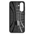 Carcasa Spigen pentru Samsung Galaxy A56 5G, Liquid Air, negru + 9H Tempered Glass