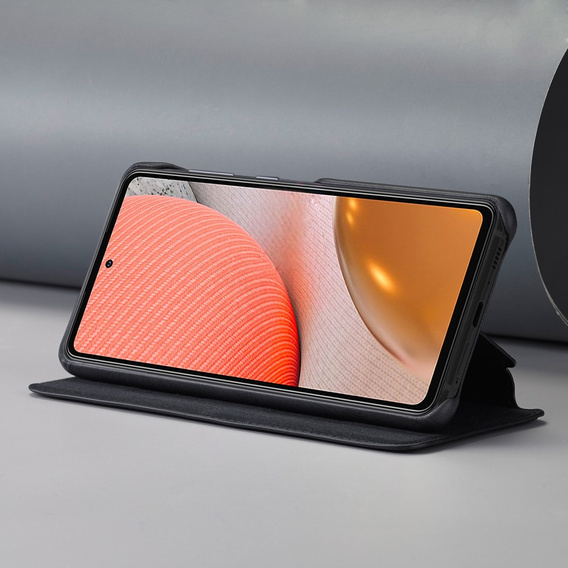 Cu clapetă pentru Samsung Galaxy A52 5G / 4G, LC.IMEEKE, negru