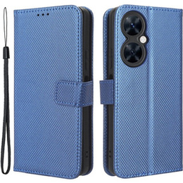 Cu clapetă pentru Huawei Nova 11i, Wallet Smart Magnet, albastru