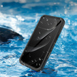 Husă pentru iPhone 17 Pro Max, IP68 rezistentă la apă Redpepper, negru
