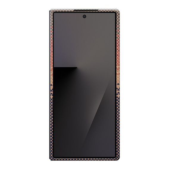 Husă pentru Samsung Galaxy Z Fold6 5G - magnetic Aramid Fiber, portocaliu