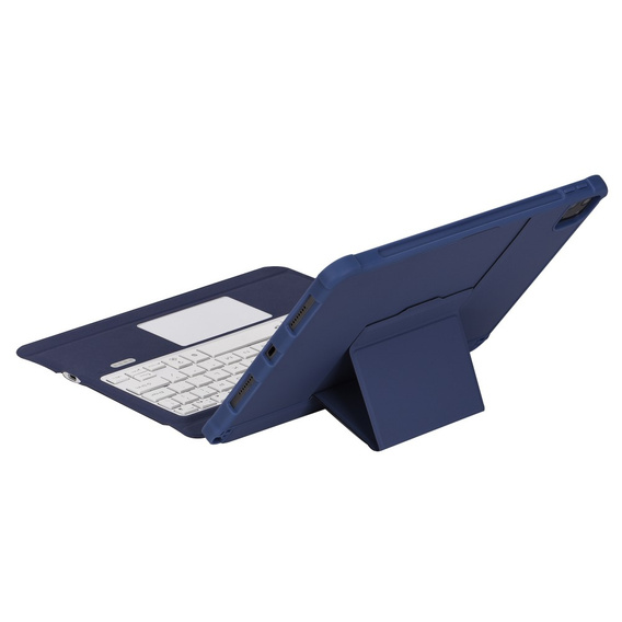 Carcasă + tastatură iPad Air 10.9 4 2020 / 5 2022, Pen Slot TouchPad, violet