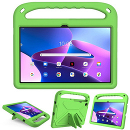 Husă pentru copii pentru Lenovo Tab M10 Plus 10.6 Gen 3 TB-125F TB-128F, husă pentru copii cu mâner, verde